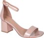 Santoni Roze Leren Sandalen voor Vrouwen - Thumbnail 4
