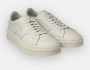 Santoni Sneakers met logo reliëf ronde neus en vetersluiting White Heren - Thumbnail 8