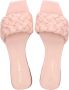 Santoni Kalbslederen Sliders voor Vrouwen Stijlvol en Comfortabel Roze Dames - Thumbnail 3