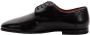 Santoni Zwarte Leren Heren Oxford Schoenen Black Heren - Thumbnail 3