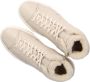 Santoni Hoge Top Sneakers 60943 Kalbsleder Beige Dames - Thumbnail 3
