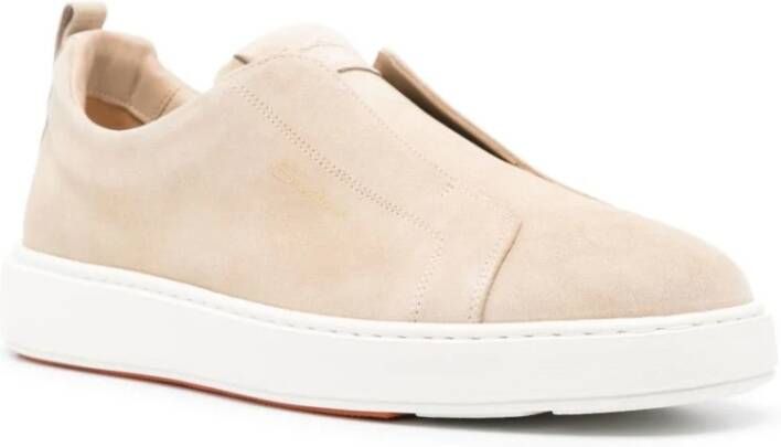 Santoni Stijlvolle Sneakers voor Mannen Pink Heren