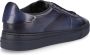 Santoni Lage Sneaker 21554 Kalfsleer Blauw Heren - Thumbnail 5