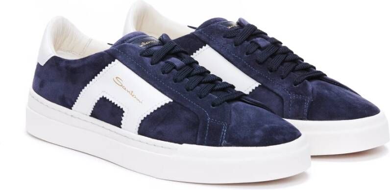 Santoni Sneakers Blauw Heren