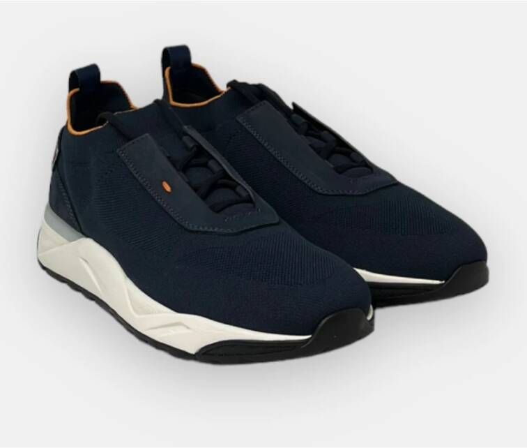 Santoni Sneakers Blauw Heren