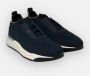 SANTONI Lage Sneakers Heren Flin Maat: 7 Materiaal: Textiel Kleur: Blauw - Thumbnail 2