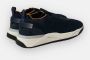 SANTONI Lage Sneakers Heren Flin Maat: 7 Materiaal: Textiel Kleur: Blauw - Thumbnail 4