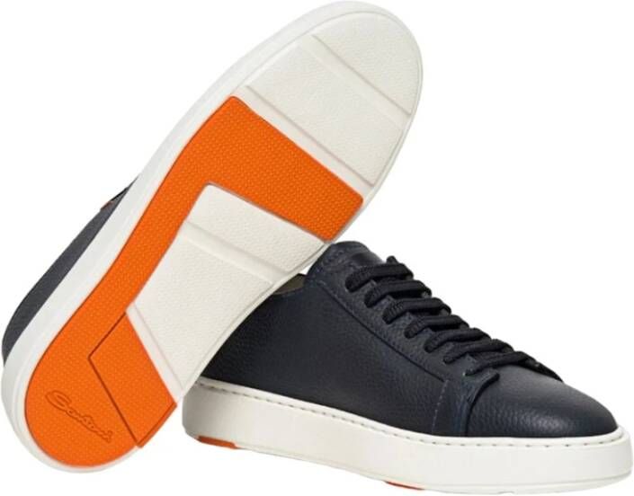 Santoni Sneakers Blauw Heren