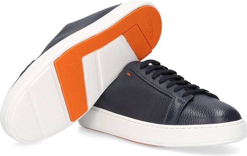 Santoni Sneakers Blauw Heren