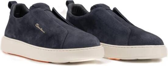 Santoni Sneakers Blue Heren