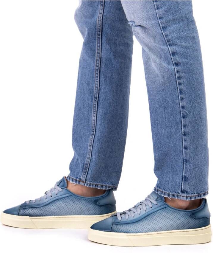 Santoni Sneakers Blue Heren