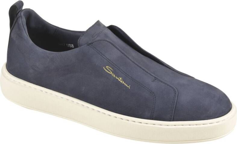 Santoni Sneakers Blue Heren