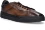 Santoni Sneakers low 21554 Kalbsleder Bruin Heren - Thumbnail 4