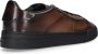 Santoni Sneakers low 21554 Kalbsleder Bruin Heren - Thumbnail 5