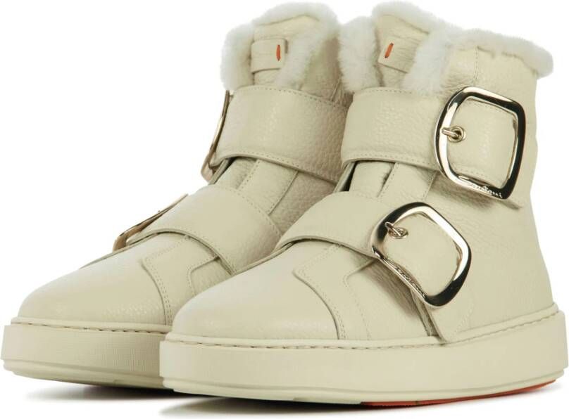 Santoni Dames Winter Sneakers Gebroken wit Dames