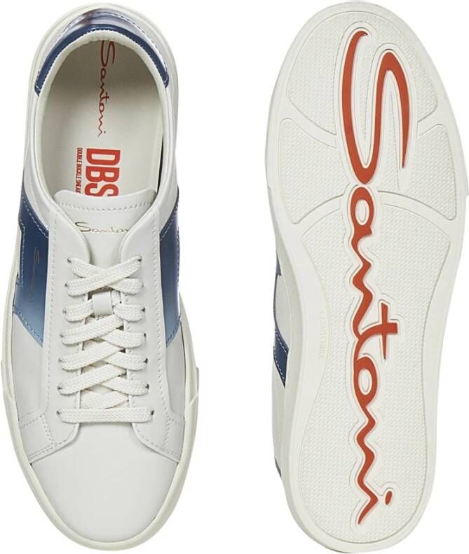 Santoni Sneakers White Heren