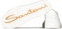 Santoni Sneakers met logo reliëf ronde neus en vetersluiting White Heren - Thumbnail 3