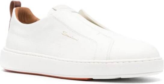 Santoni Sneakers White Heren