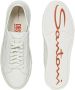 SANTONI Lage Sneakers Heren Dbs Maat: 8 5 Materiaal: Leer Kleur: Wit - Thumbnail 7