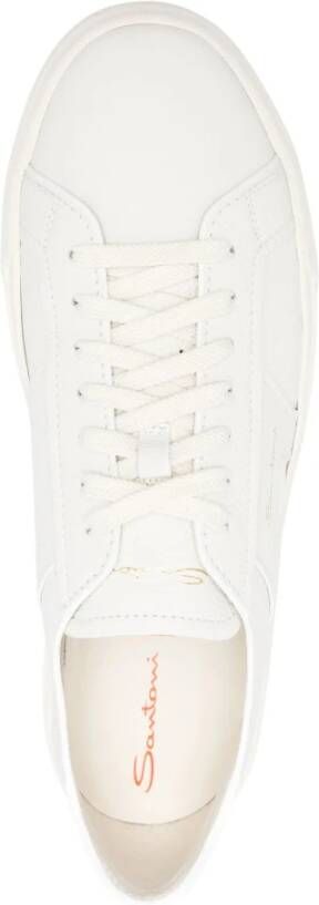 Santoni Sneakers White Heren