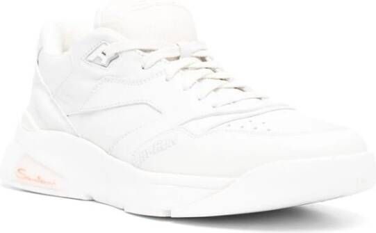 Santoni Sneakers White Heren