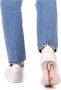 Santoni Sneakers met logo reliëf ronde neus en vetersluiting White Heren - Thumbnail 12