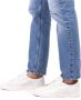 Santoni Sneakers met logo reliëf ronde neus en vetersluiting White Heren - Thumbnail 13