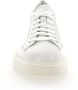 Santoni Witte Veters Logo Sneakers White Dames - Thumbnail 3