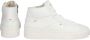 Santoni Hoge Top Sneakers 60935 Kalbsleder White Dames - Thumbnail 2