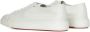 Santoni Leren Sneakers met Korrelstructuur oor Heren White Heren - Thumbnail 12