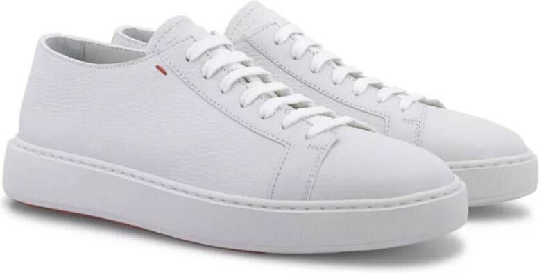 Santoni Sneakers Wit Heren