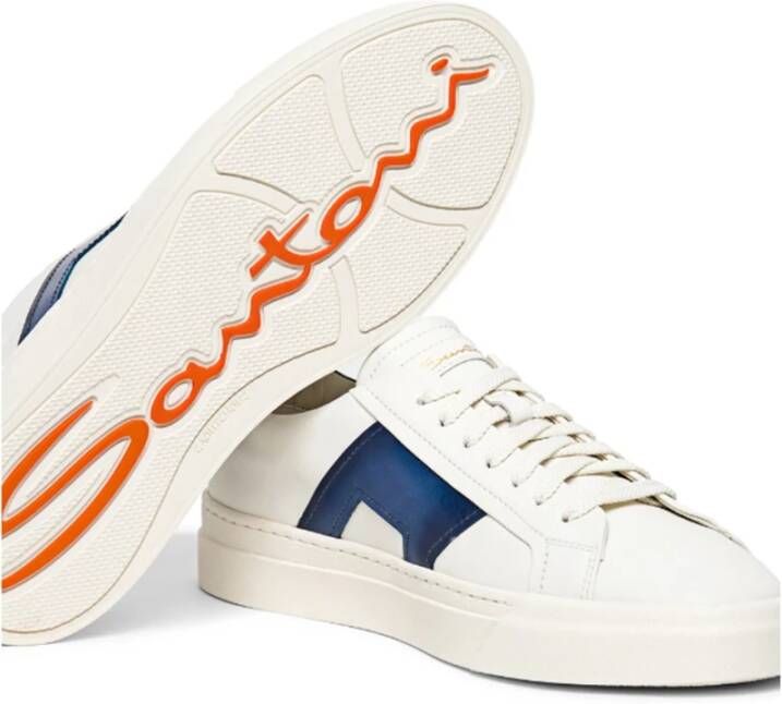 Santoni Sneakers Wit Heren