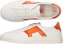 SANTONI Lage Sneakers Heren Gloria 21779 Maat: 44 Materiaal: Leer Kleur: Wit - Thumbnail 3