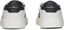 Santoni Witte Lage Sneakers van Leer met Dubbele Gesp Detail White Heren - Thumbnail 7