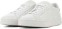 Santoni Leren Heren Sneakers Stijlvol en Duurzaam White Heren - Thumbnail 2