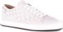 Santoni Witte leren instap sneakers White Heren - Thumbnail 2