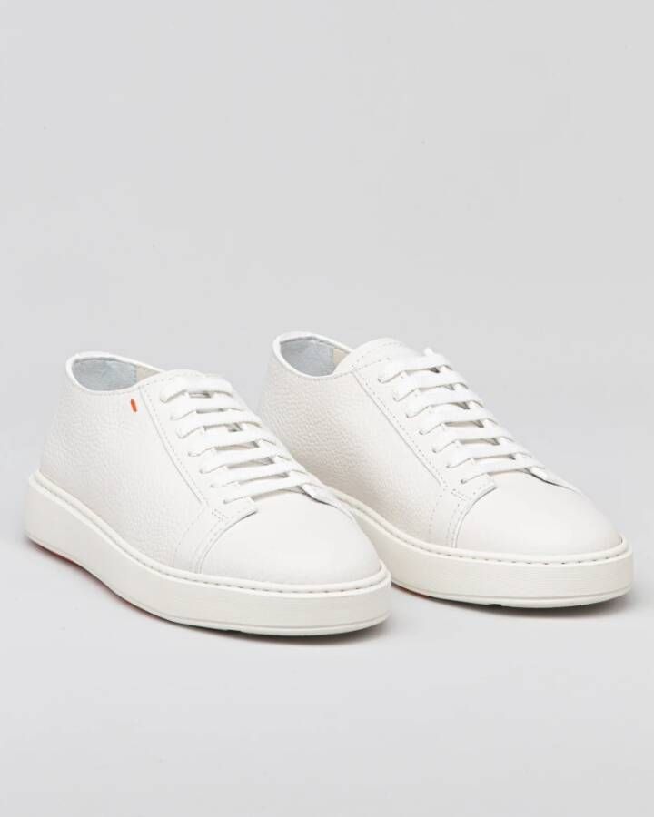 Santoni Sneakers Wit Heren