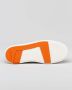 Santoni Leren Sneakers met Korrelstructuur oor Heren White Heren - Thumbnail 14