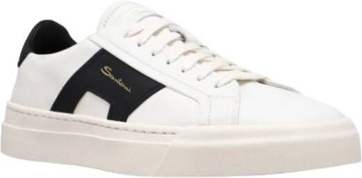 Santoni Sneakers Wit Heren