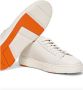 Santoni Leren Sneakers met Korrelstructuur oor Heren White Heren - Thumbnail 11