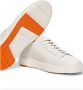 Santoni Leren Sneakers met Korrelstructuur oor Heren White Heren - Thumbnail 9