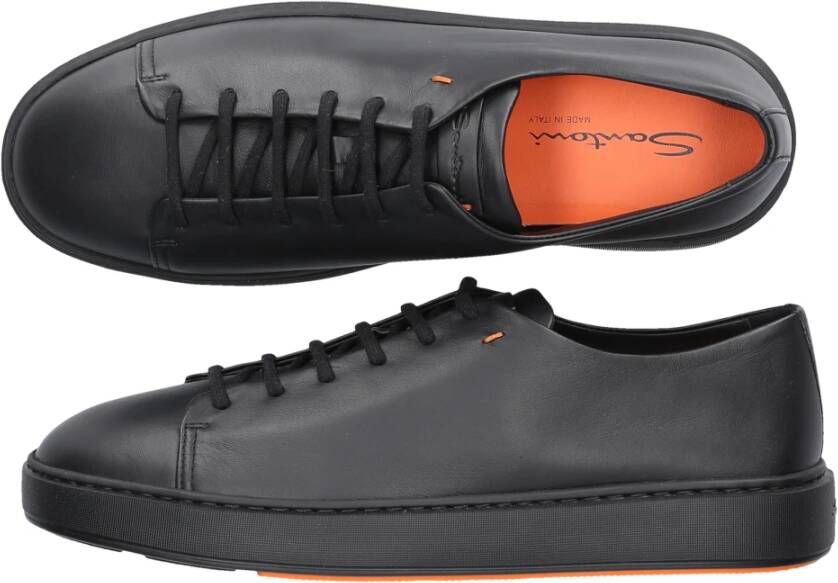 Santoni Sneakers Zwart Heren