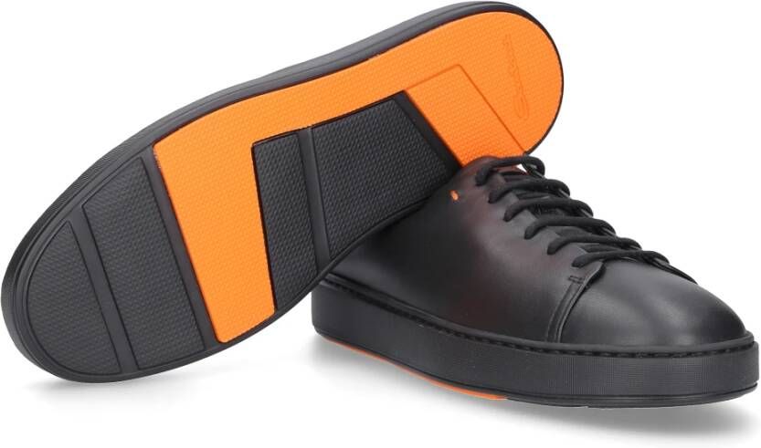 Santoni Sneakers Zwart Heren