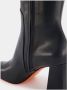 Santoni Square-Toe Leren Laarzen met 85mm Hak - Thumbnail 2