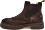 Santoni Stijlvolle Donkerbruine Enkellaarzen Aw22 Brown Heren - Thumbnail 7
