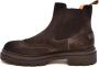 Santoni Stijlvolle Donkerbruine Enkellaarzen Aw22 Brown Heren - Thumbnail 3