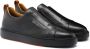 Santoni Stijlvolle Herensneakers Black Heren - Thumbnail 2