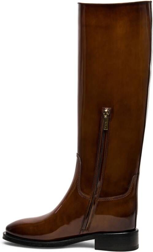 Santoni hoge Brown Dames