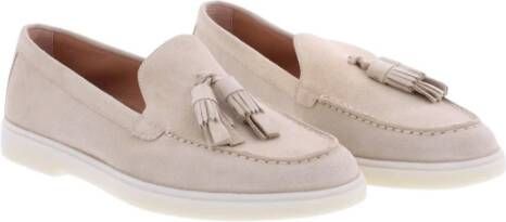 Santoni Stijlvolle Loafer met toegang Beige Dames