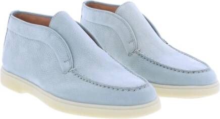 Santoni Stijlvolle Loafer Schoenen Blue Dames